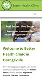 Mobile Screenshot of betterhealthclinic.ca